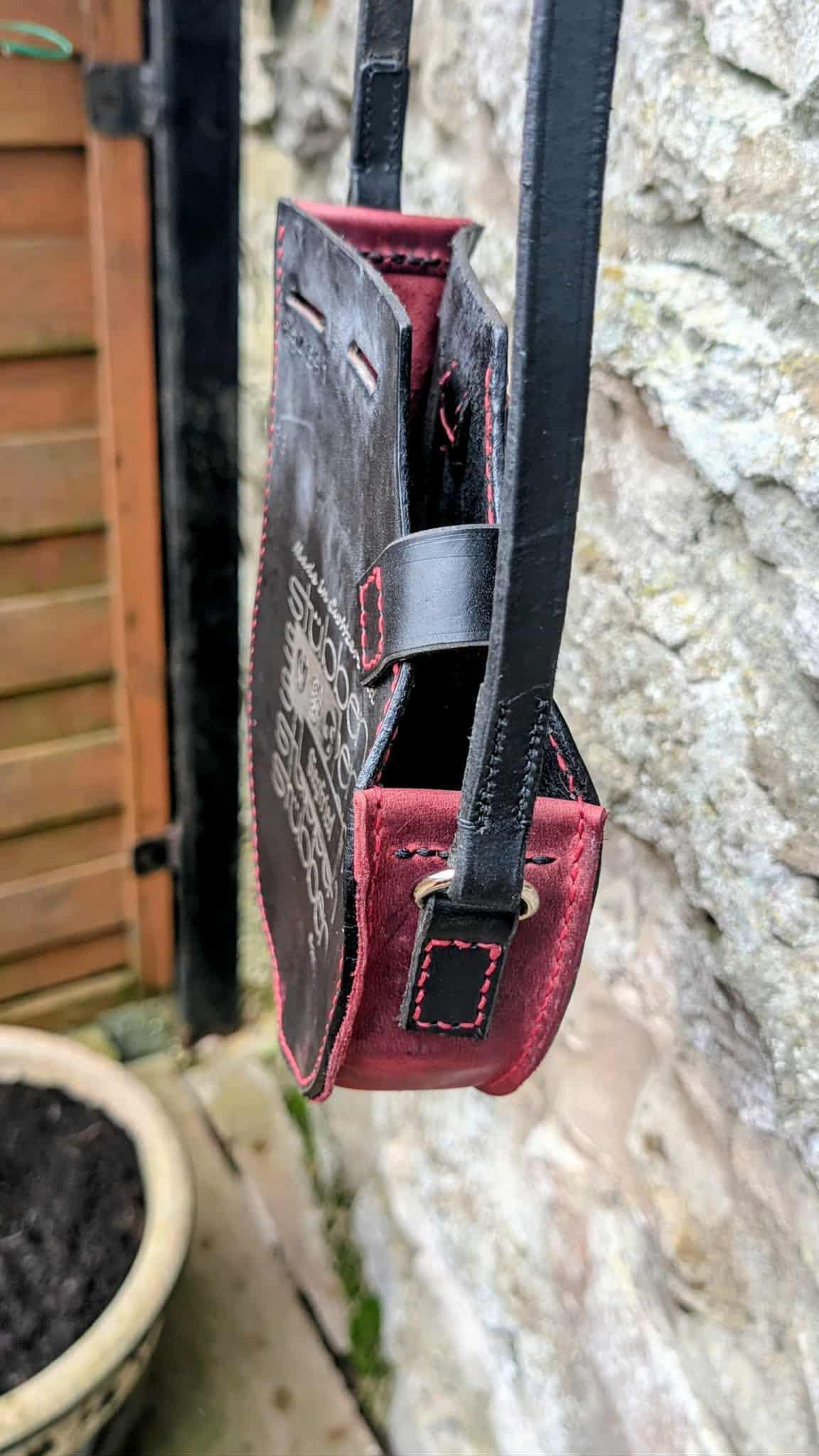 Repurposed Saddle Leather Handmade Crossbody Bag