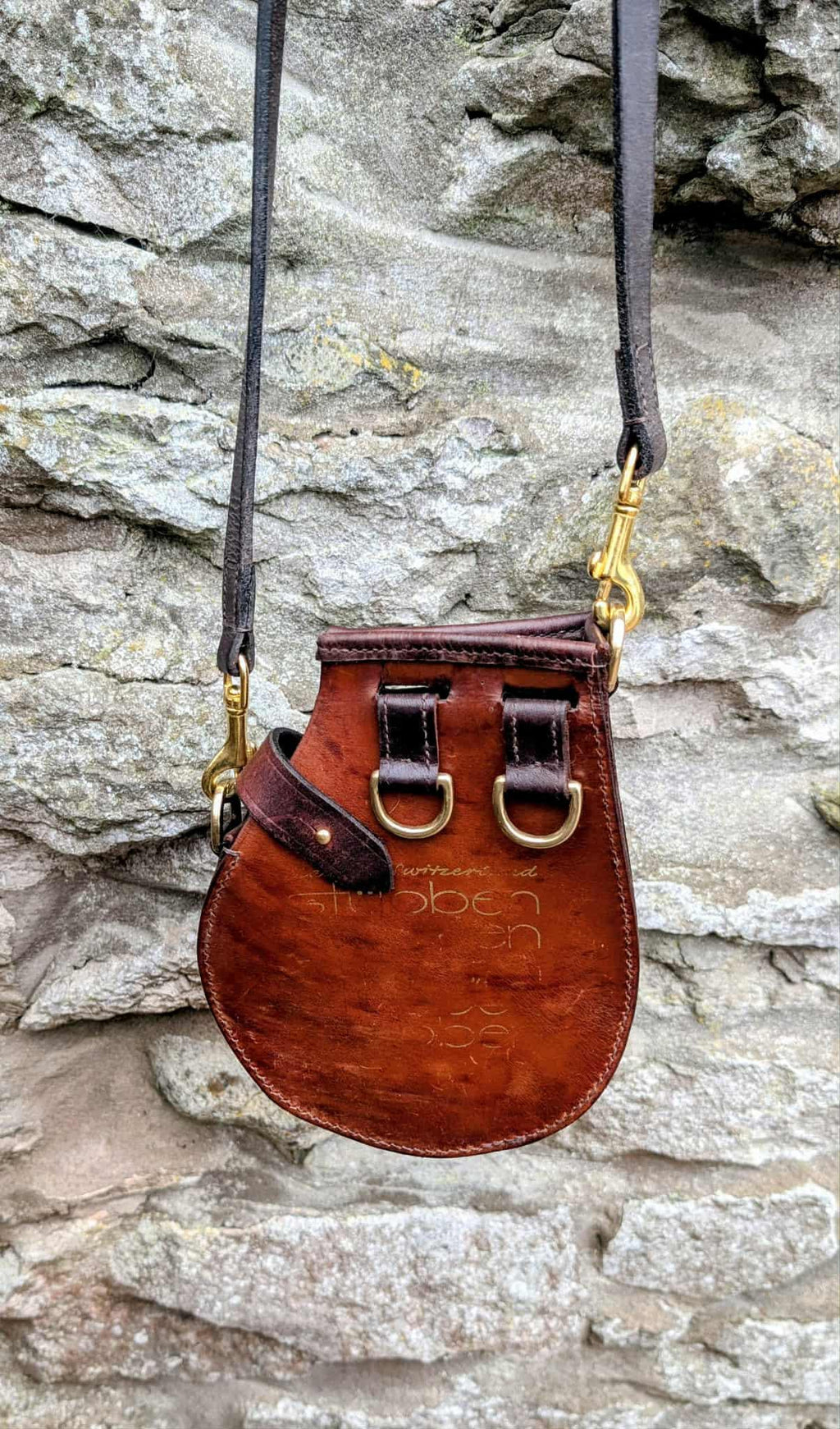 Repurposed Saddle Leather Handmade Crossbody Bag