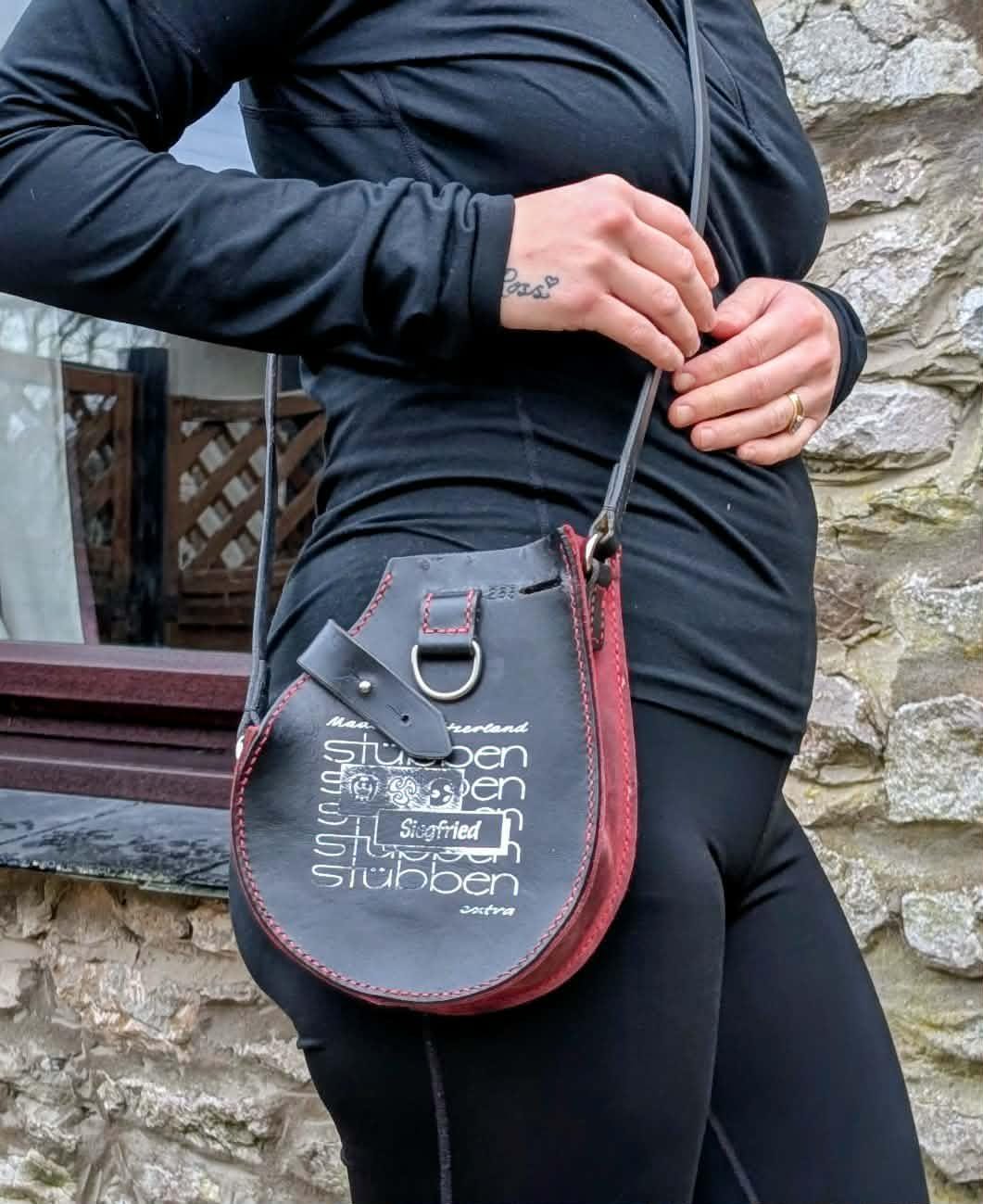 Repurposed Saddle Leather Handmade Crossbody Bag