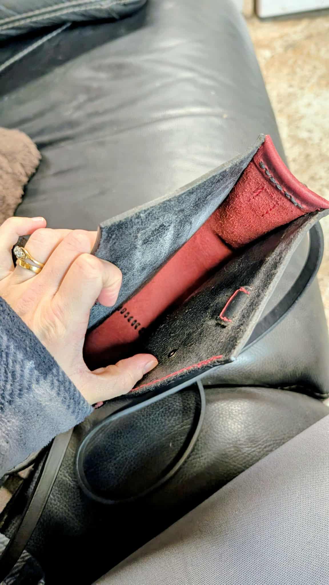 Repurposed Saddle Leather Handmade Crossbody Bag