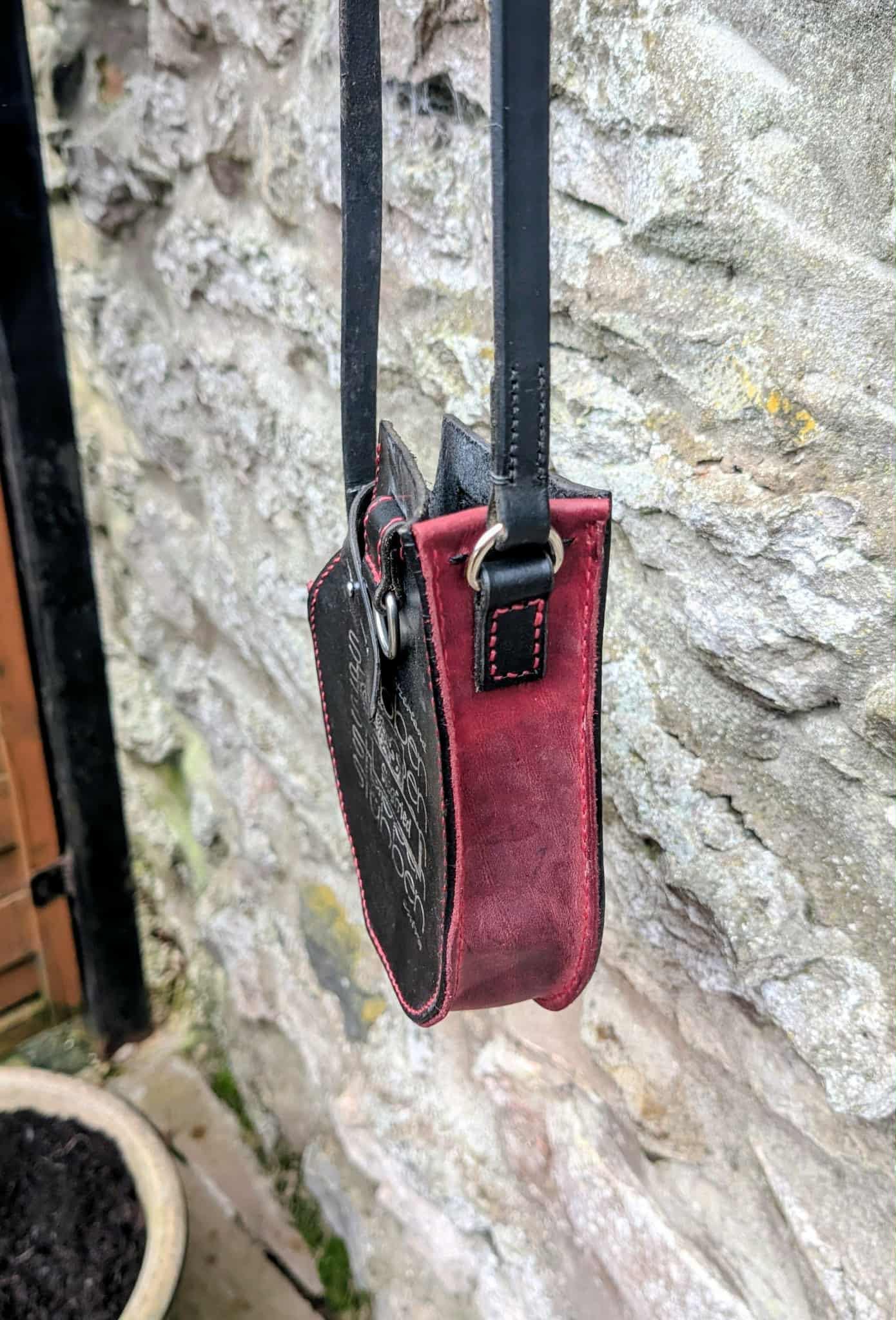 Repurposed Saddle Leather Handmade Crossbody Bag