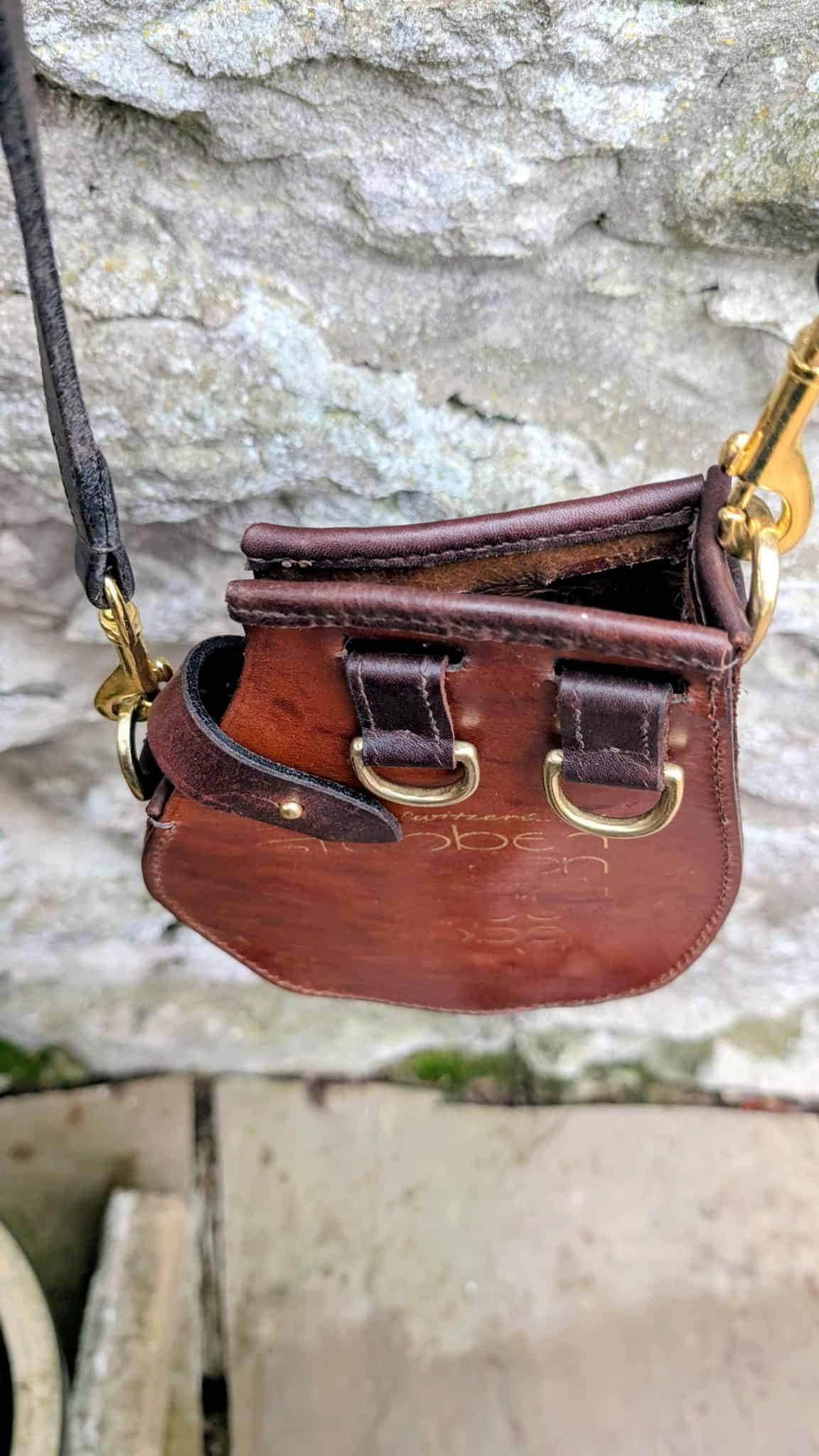 Repurposed Saddle Leather Handmade Crossbody Bag