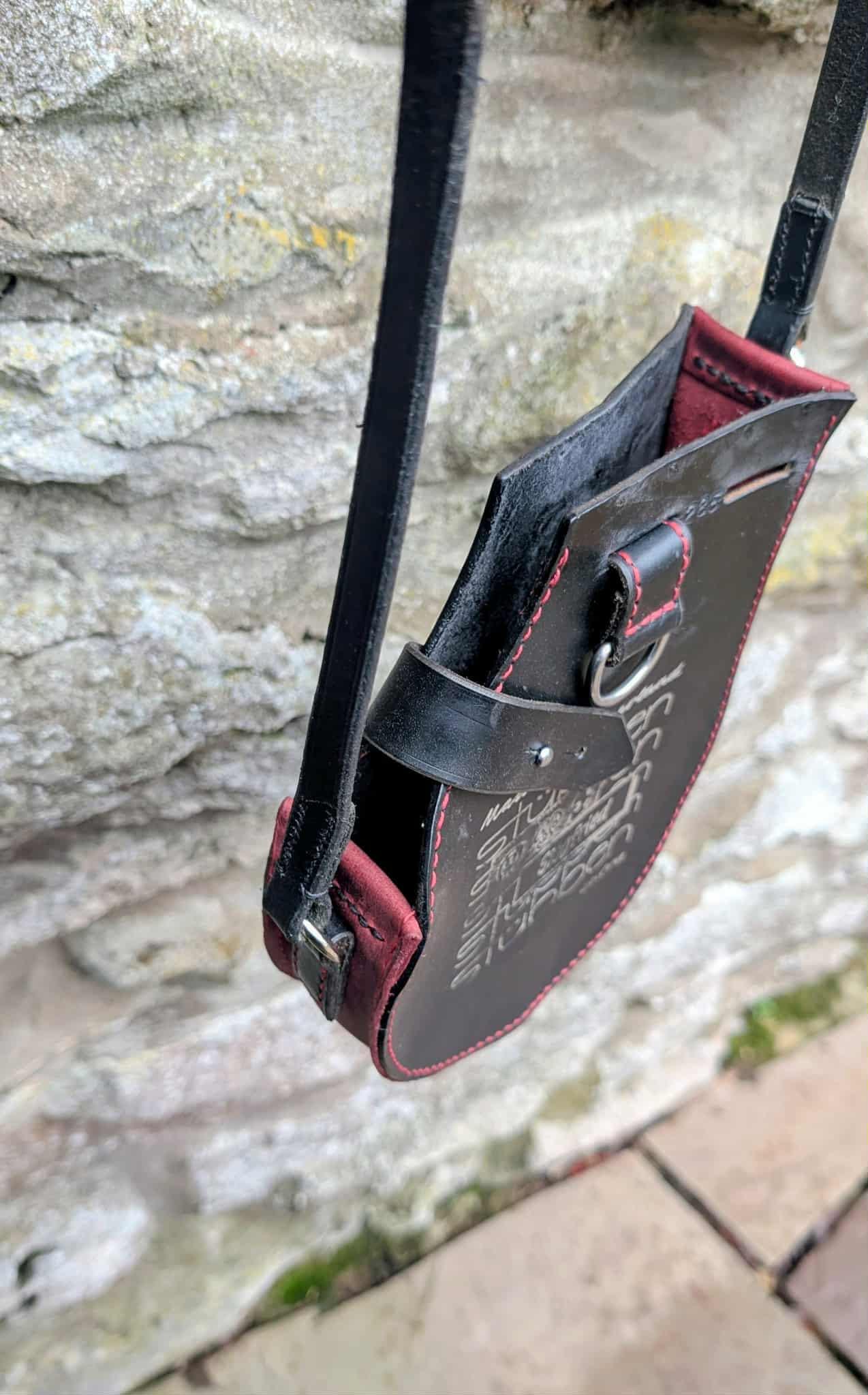 Repurposed Saddle Leather Handmade Crossbody Bag